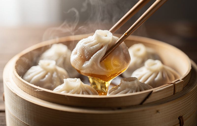 Raviolis chinois : jiaozi, xiaolongbao et wontons
