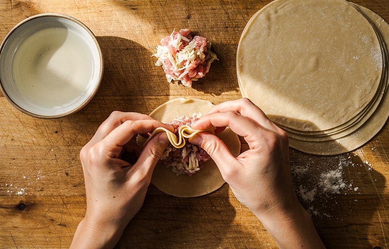 La pâte à gyoza : faite maison ou achetée ?